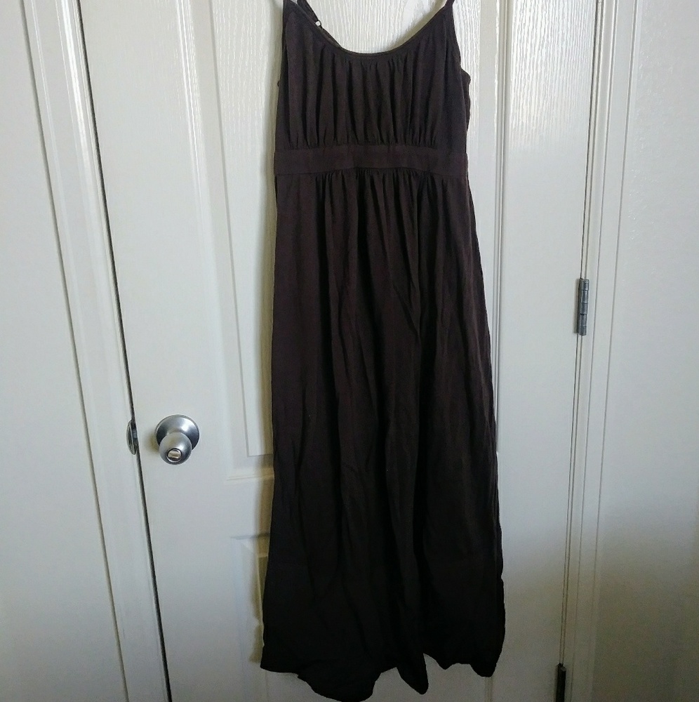 Brown Mimi Maternity Dress